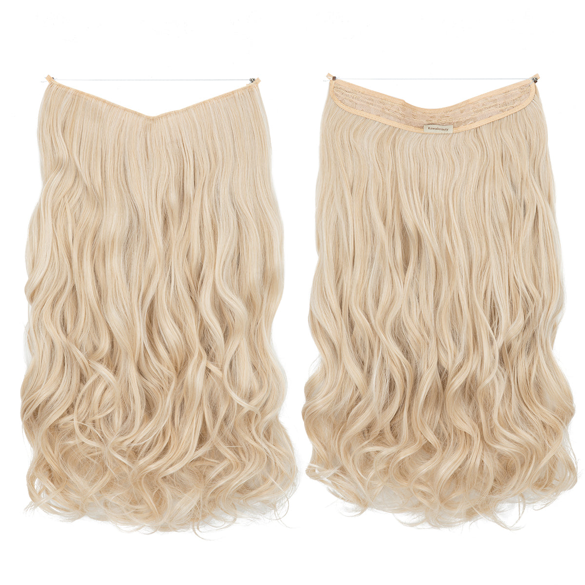 Unsichtbare Haar Extensions - Gewellt