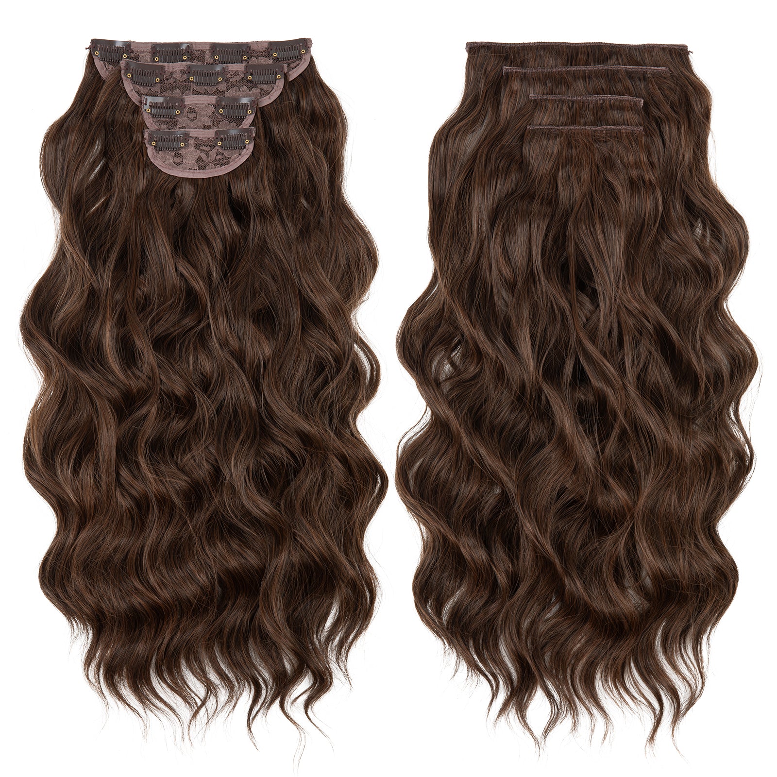 4 teiliges - Clip-in Extensions | 55cm - 190g
