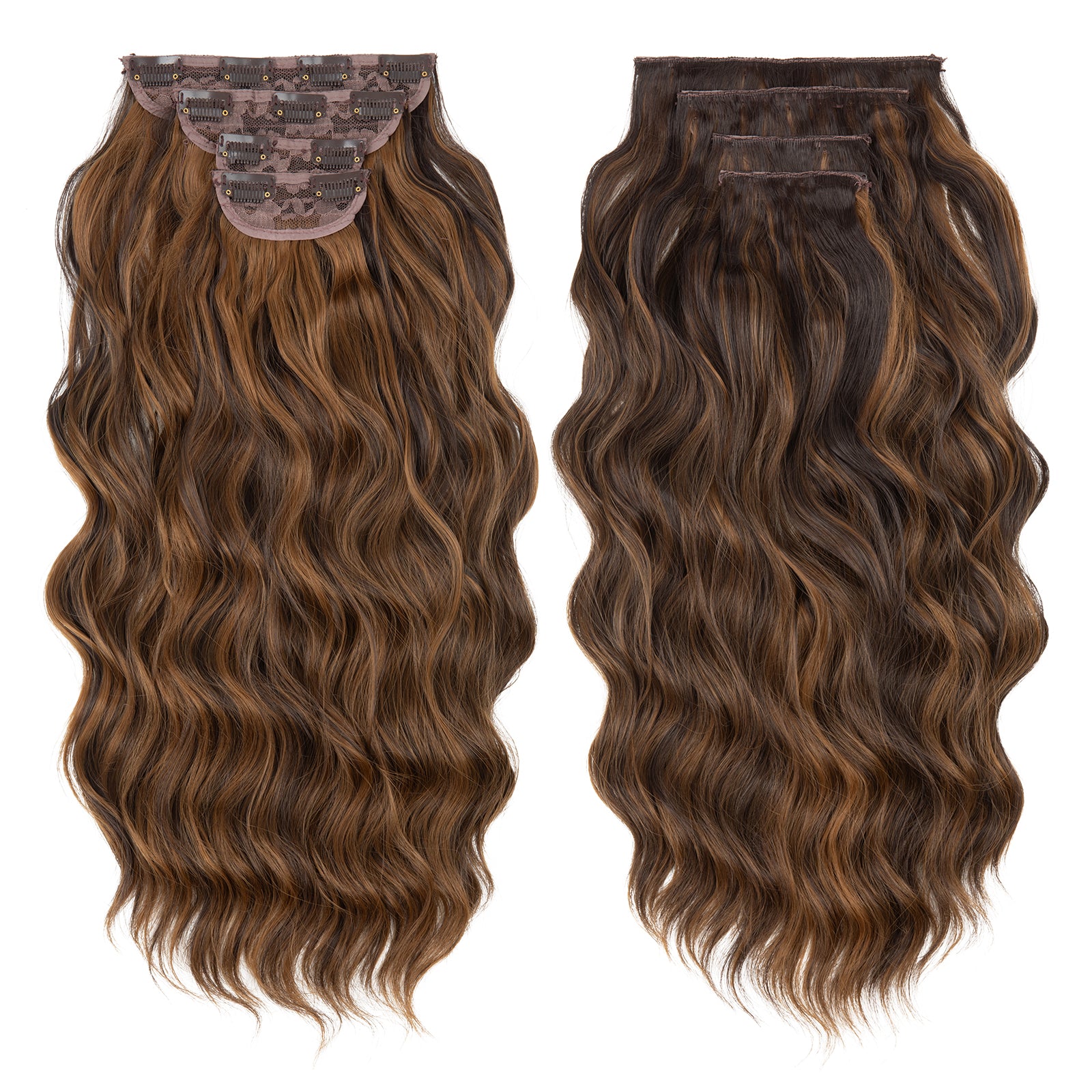 4 teiliges - Clip-in Extensions | 55cm - 190g