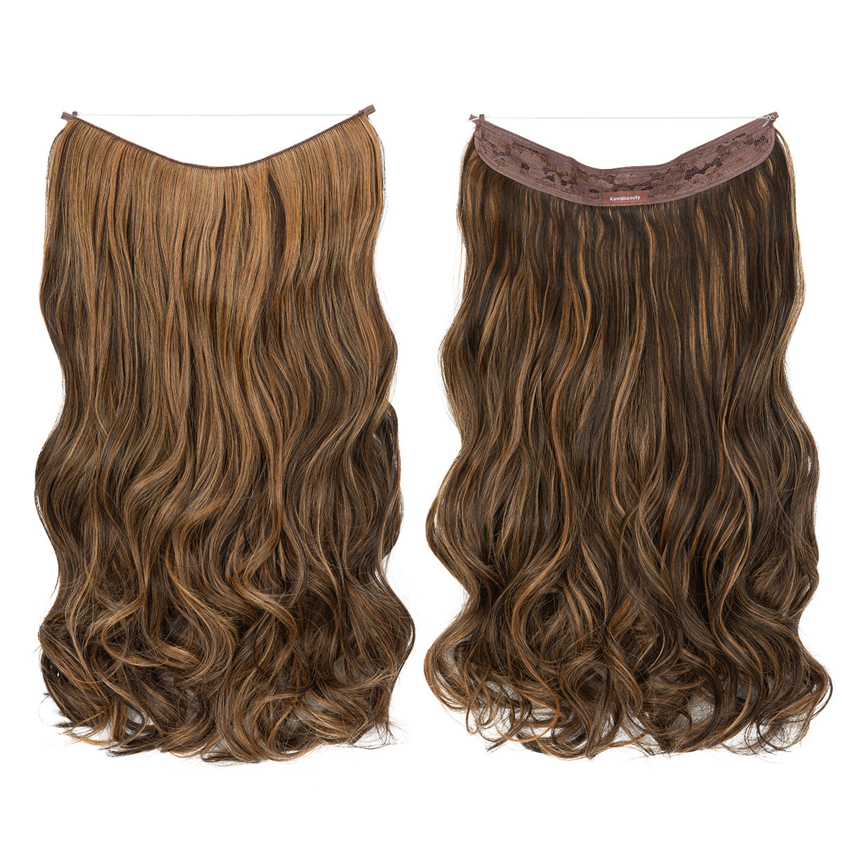 Unsichtbare Haar Extensions - Gewellt