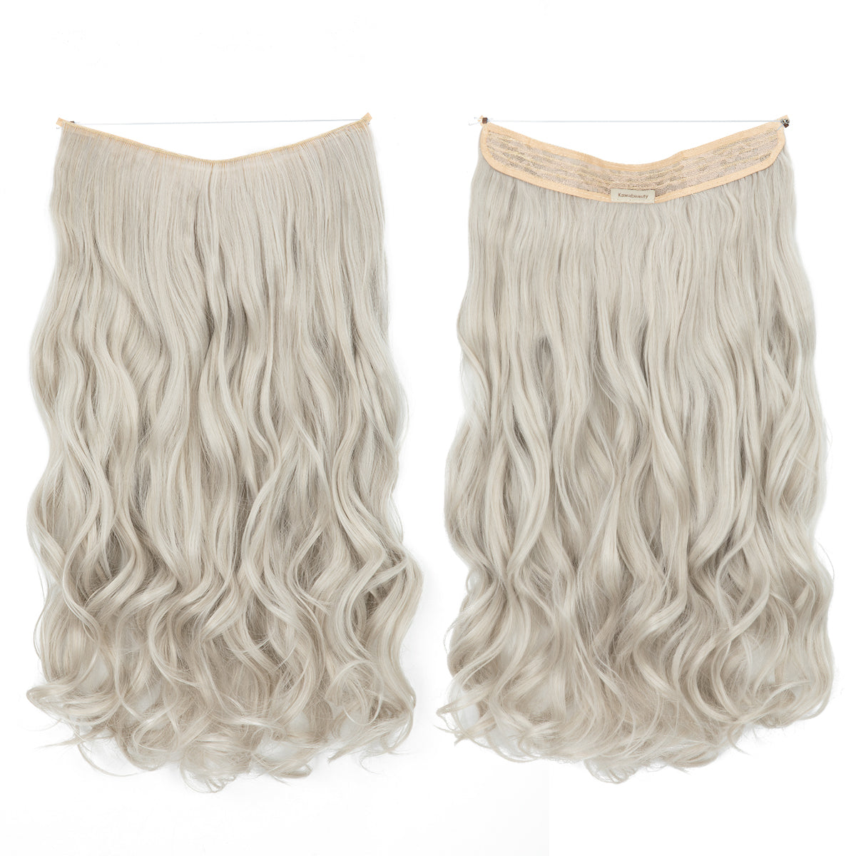 Unsichtbare Haar Extensions - Gewellt