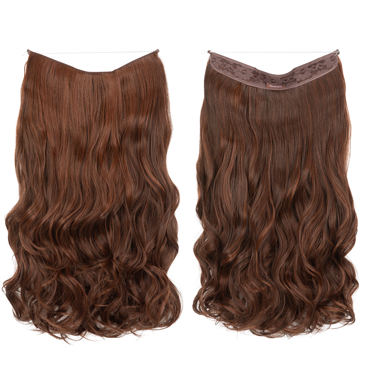 Unsichtbare Haar Extensions - Gewellt