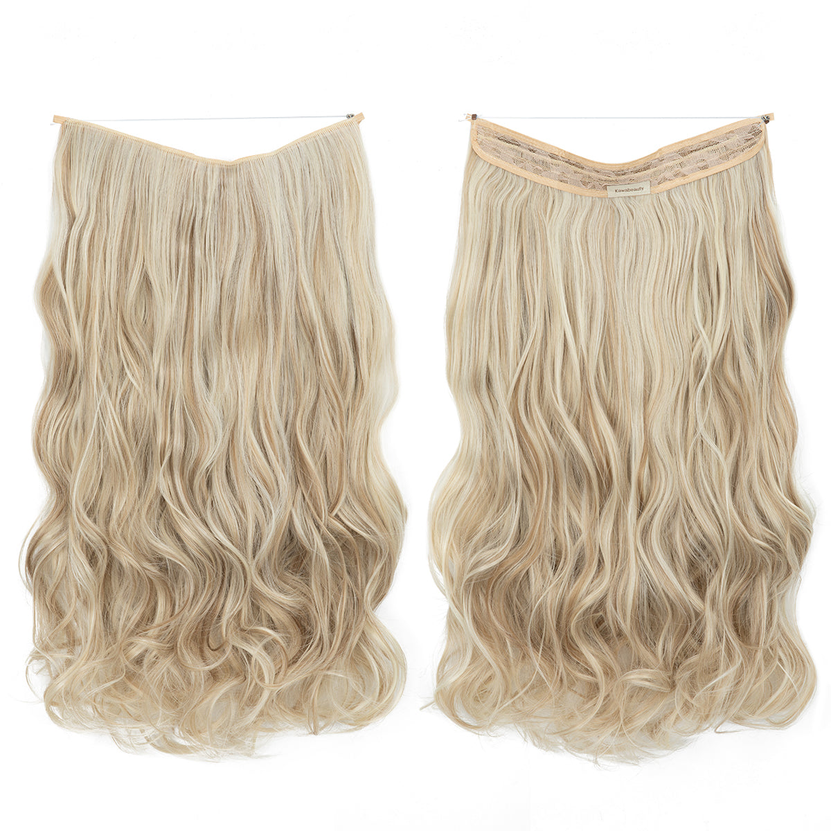 Unsichtbare Haar Extensions - Gewellt