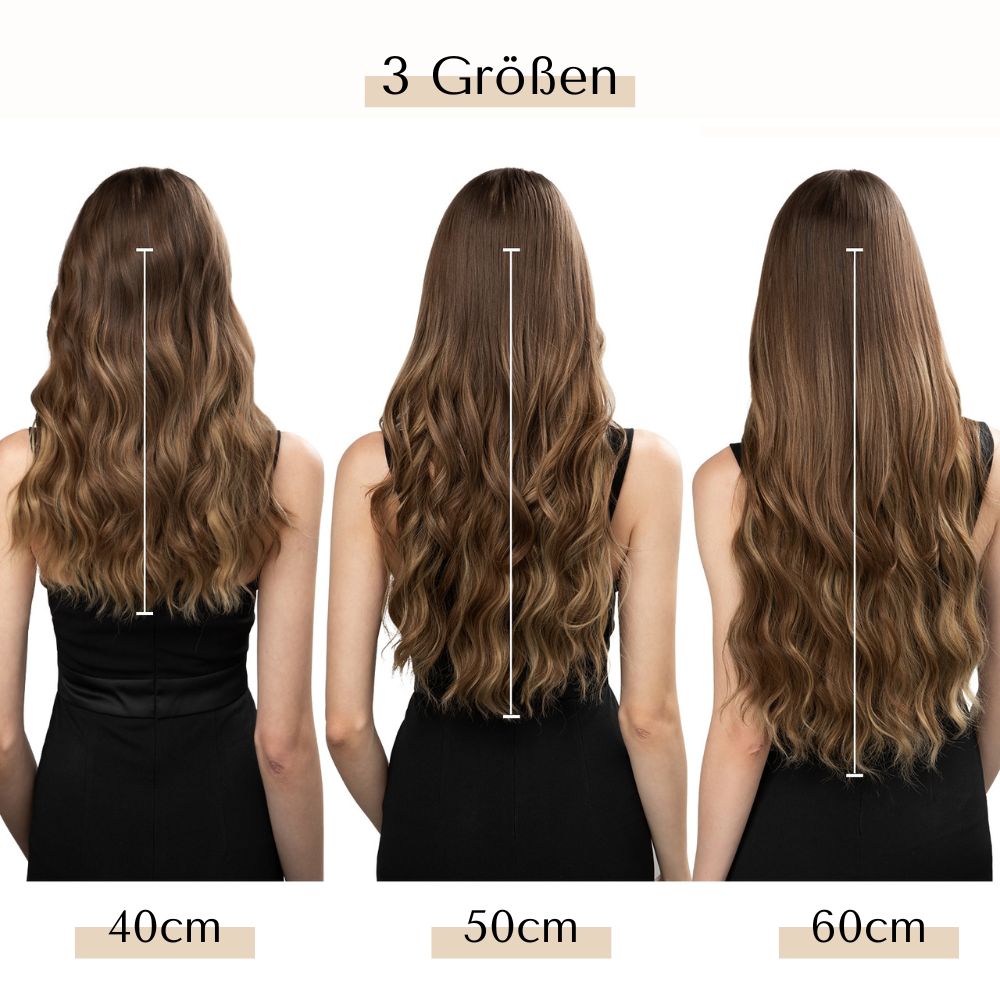 HAAR EXTENSIONS 2.0 | MIT BAND & CLIP | 40CM - 50CM - 60CM