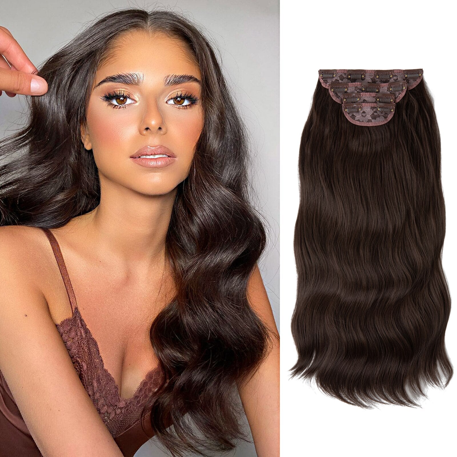 4 teiliges - Clip-in Extensions | 55cm - 190g - Deals