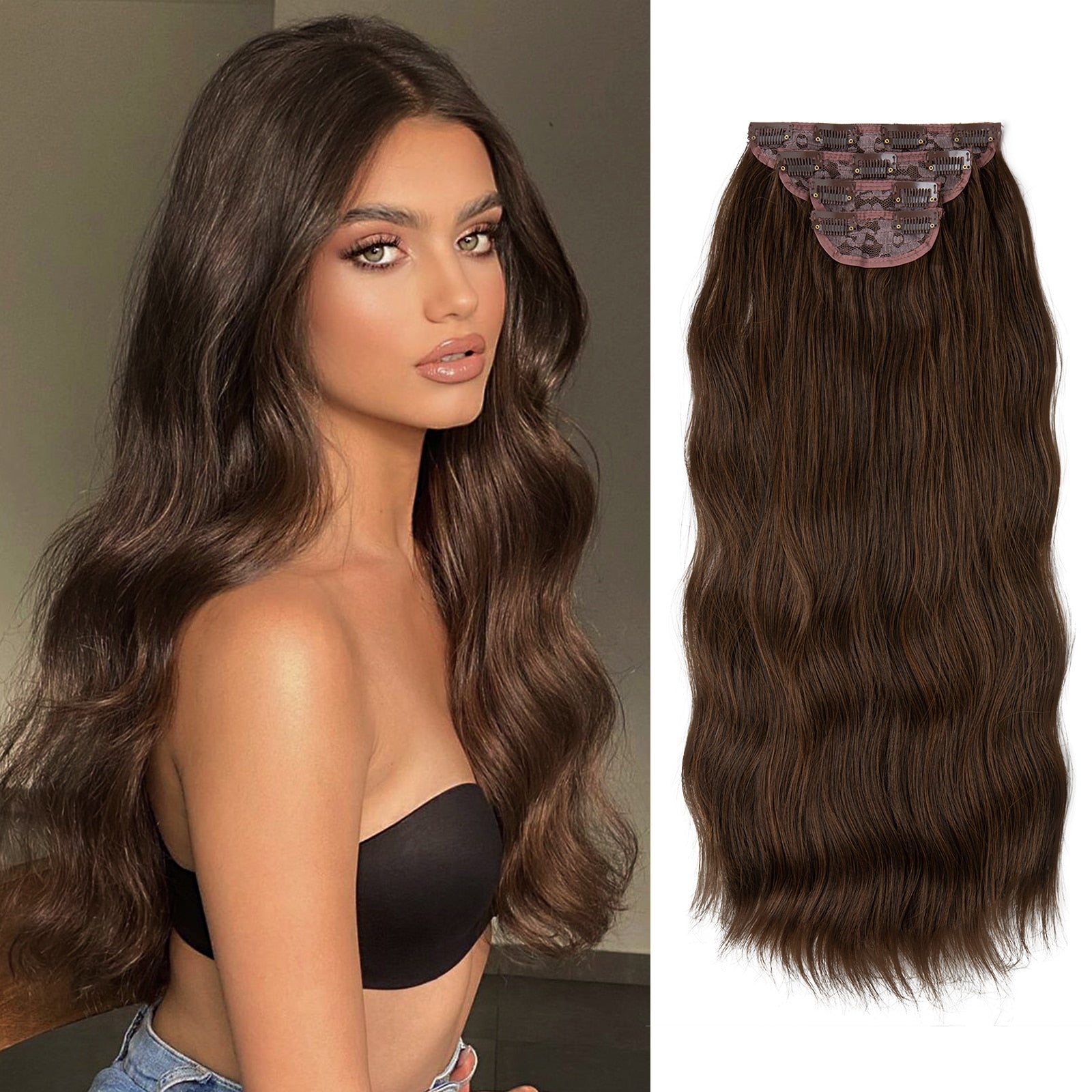 4 teiliges - Clip-in Extensions | 55cm - 190g - Deals