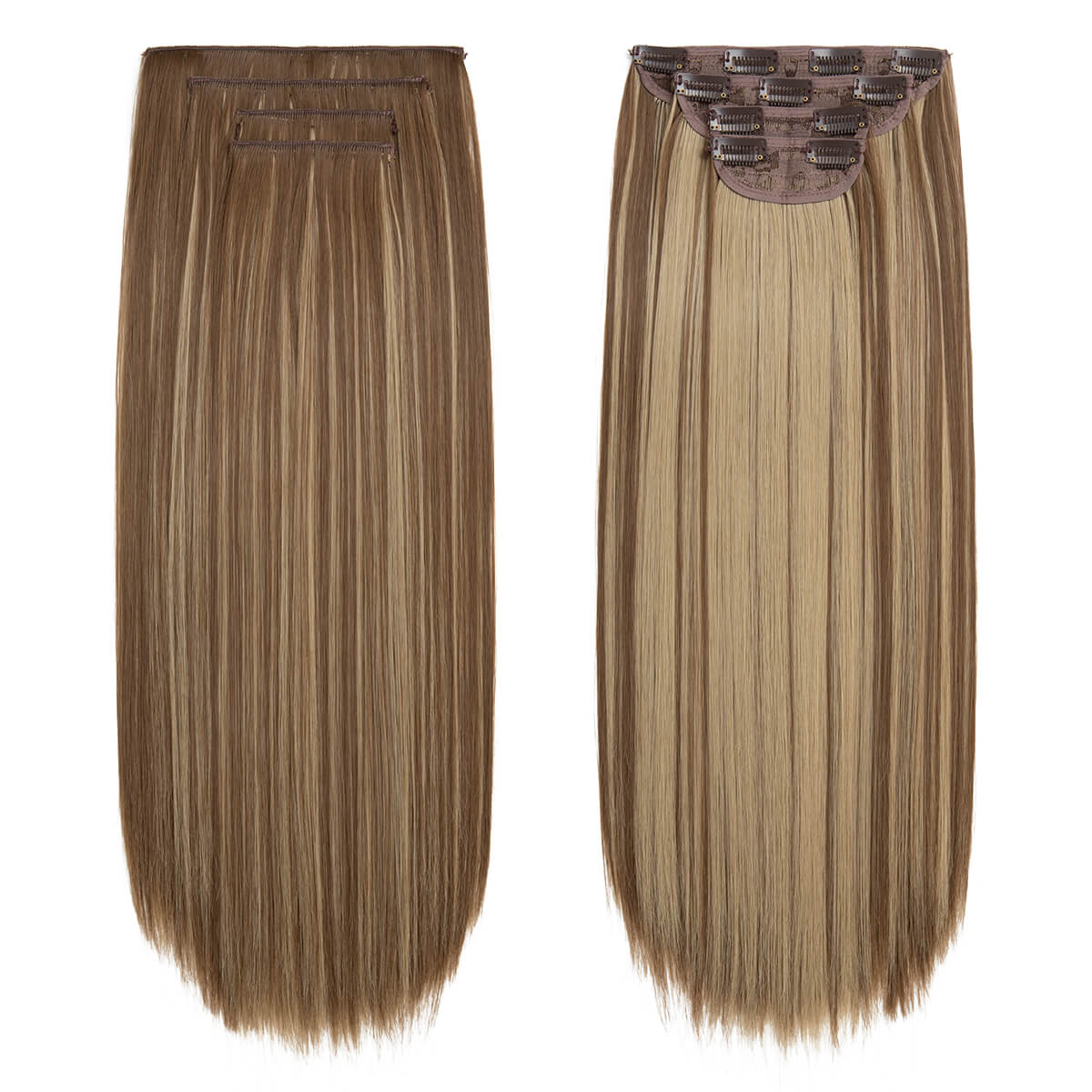 4 teiliges - Clip-in Extensions | Glatt