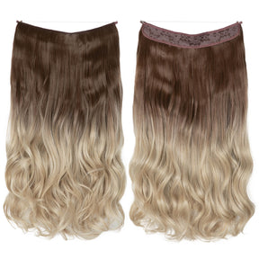 Unsichtbare Haar Extensions - Gewellt