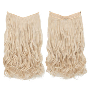 Unsichtbare Haar Extensions - Gewellt