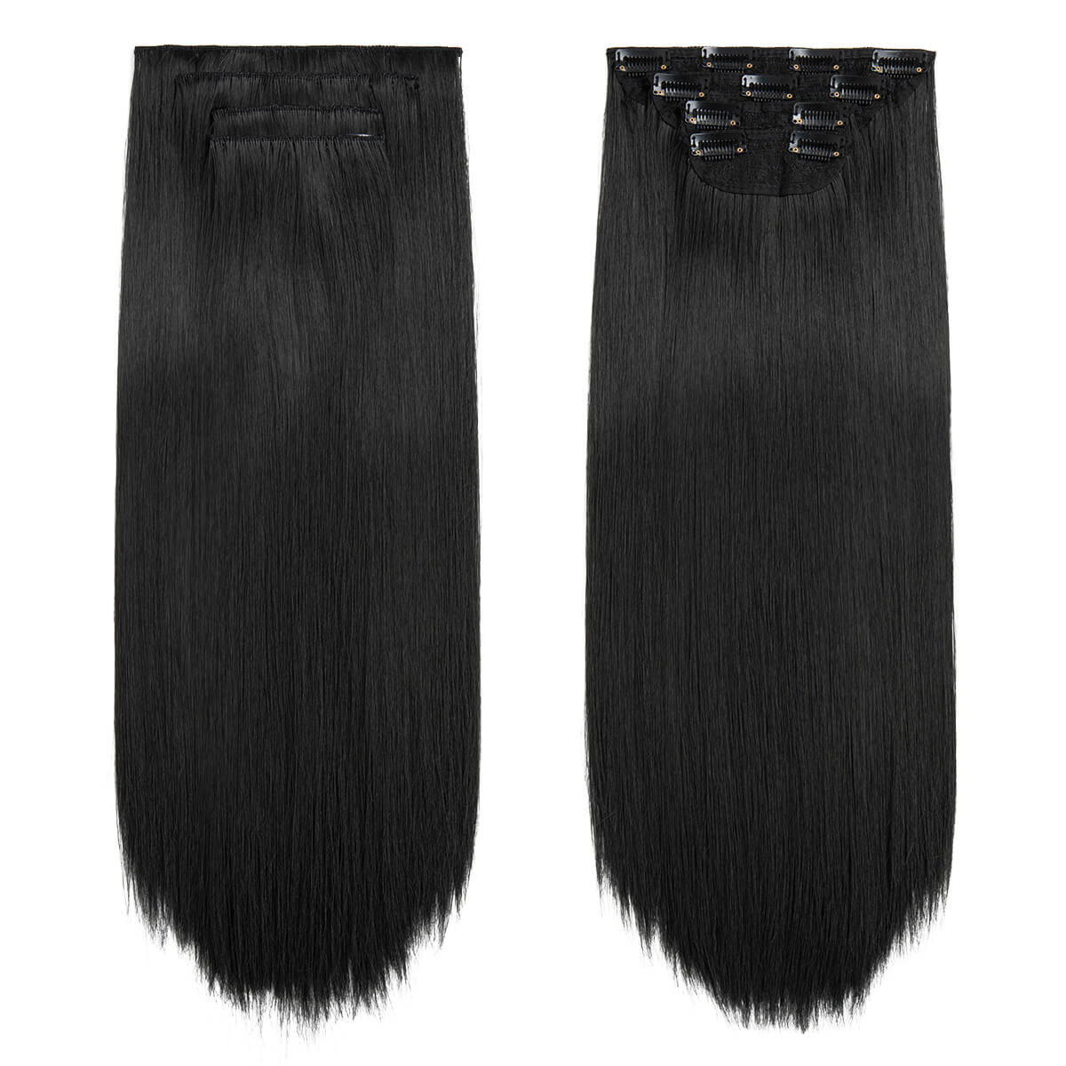 4 teiliges - Clip-in Extensions | Glatt