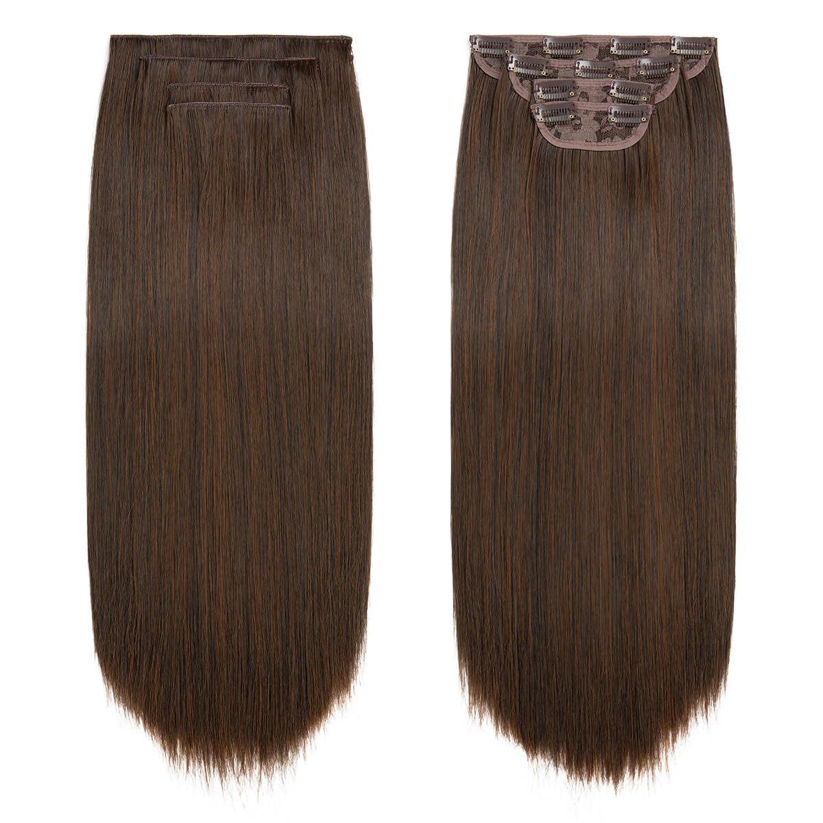 4 teiliges - Clip-in Extensions | Glatt
