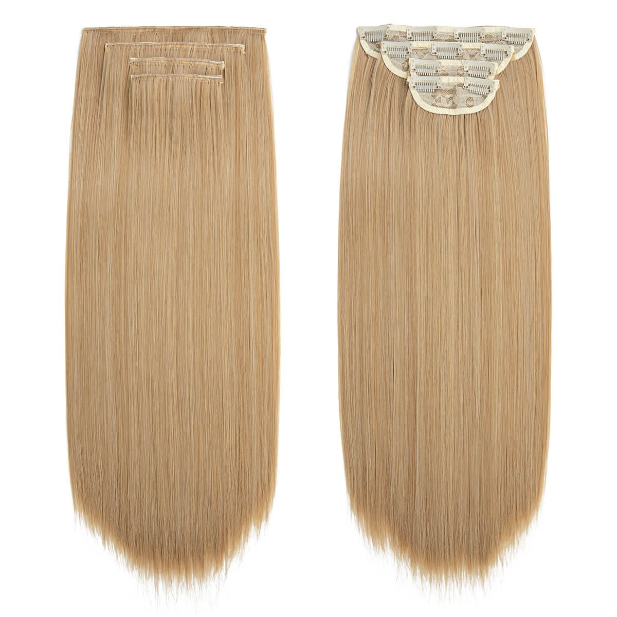 4 teiliges - Clip-in Extensions | Glatt