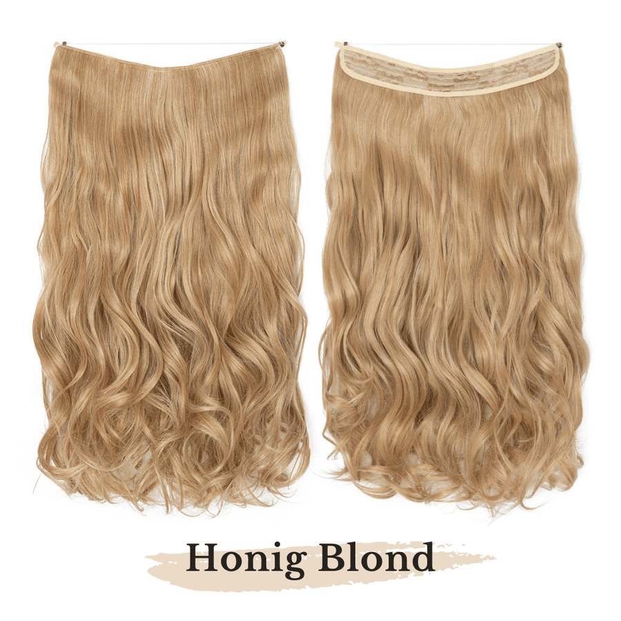 HairDo Unsichtbare Haarverlängerung 'Schwedisches Blond', 50,8 Cm – Halo-Extension Mit Volumen, Hitzebeständig
