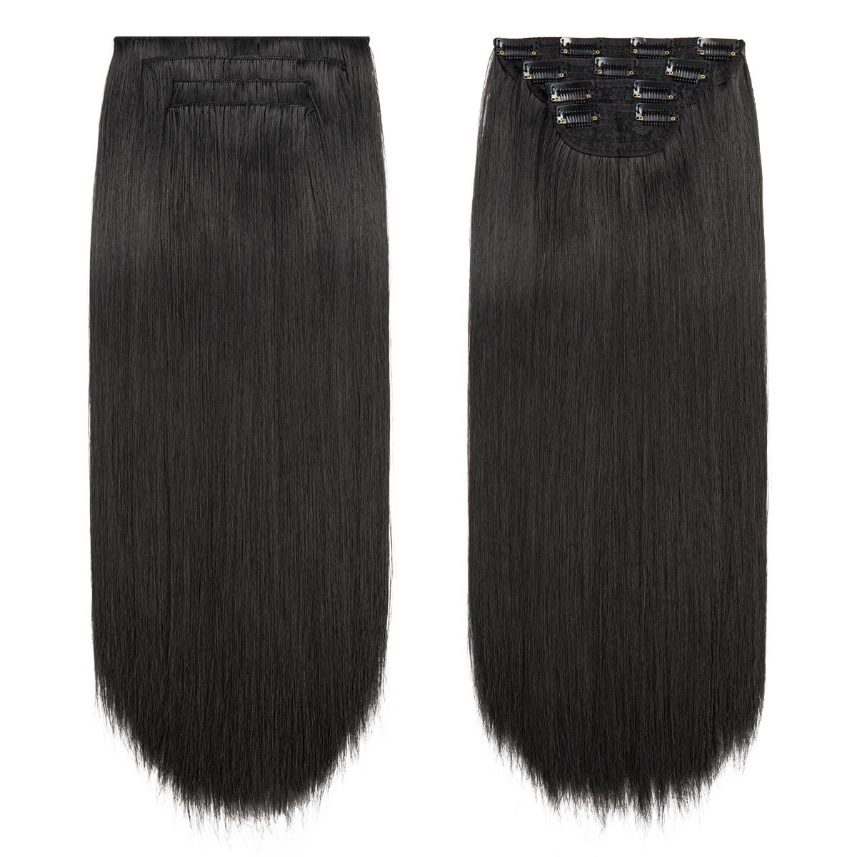 4 teiliges - Clip-in Extensions | Glatt