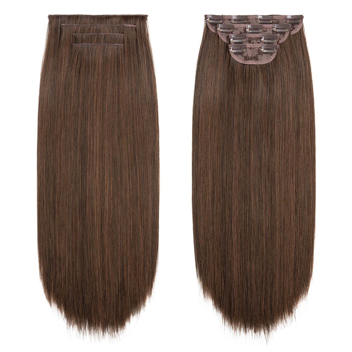 4 teiliges - Clip-in Extensions | Glatt