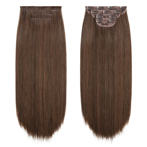 4 teiliges - Clip-in Extensions | Glatt