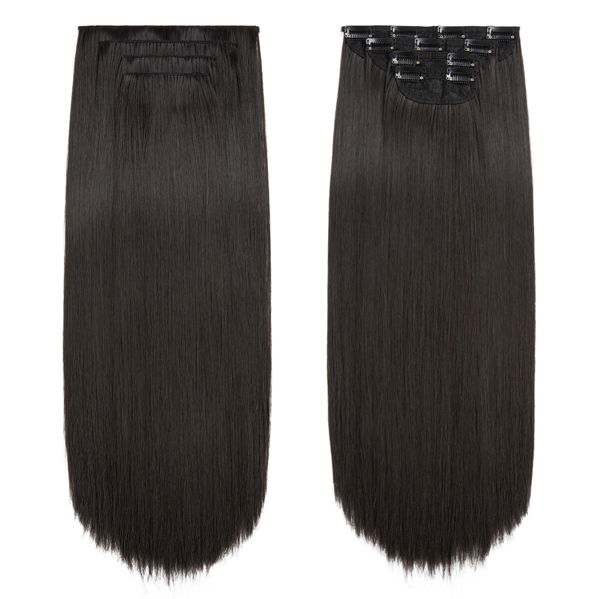4 teiliges - Clip-in Extensions | Glatt