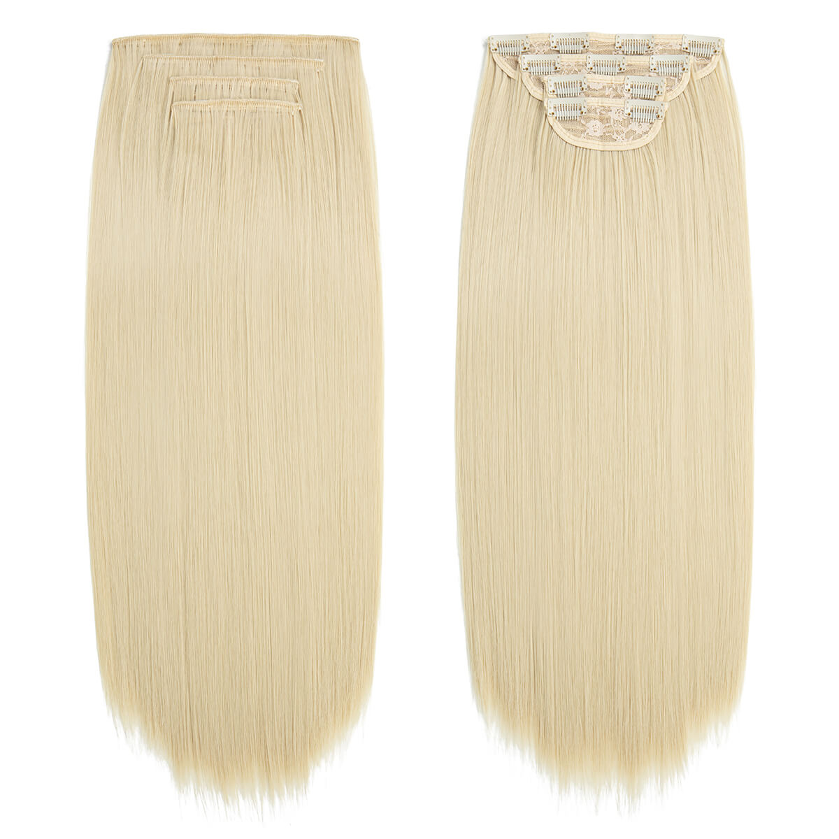 4 teiliges - Clip-in Extensions | Glatt