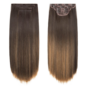 4 teiliges - Clip-in Extensions | Glatt