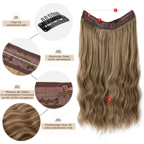 HAAR EXTENSIONS 2.0 | MIT BAND & CLIP | 40CM - 50CM - 60CM