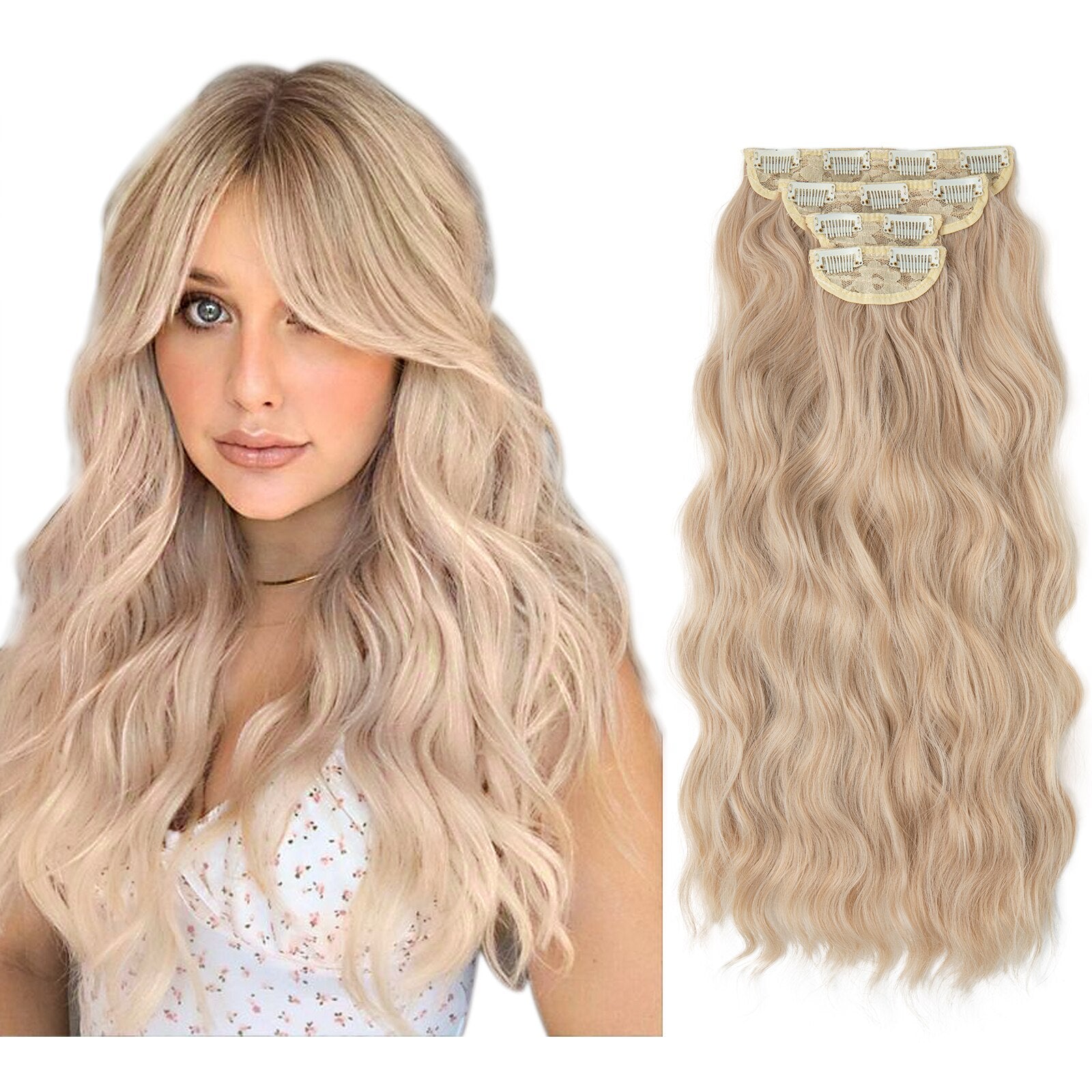 4 teiliges - Clip-in Extensions | 55cm - 190g