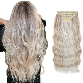 4 teiliges - Clip-in Extensions | 55cm - 190g